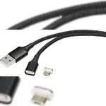 Renkforce Magnetadapter USB A m&auml;nnlich auf Micro-USB m&auml;nnlich