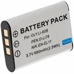 AccuCell Akku passend f&uuml;r Ricoh DB-L70, DB-80, R50 Akku