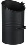 Relaxdays Kohlensch&uuml;tte, 12 Liter, Eisen, Kohleeimer mit Griff & Henkel, Kohlekorb
