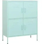 vidaXL Lagerschrank Minzgr&uuml;n 80x35x101,5 cm Stahl