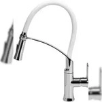TRIZERATOP K&uuml;chenarmatur Flexible, wei&szlig;, Wasserhahn, Sp&uuml;ltischarmatur,