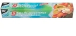Papstar 15 QuickSnap Gefrierbeutel 3 l 28 cm x 27 cm transparent in...