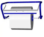 Fripa 2 Wandhalter f&uuml;r Putzrollen 33,5 cm x 23,5 cm x 52,5 cm blau f&uuml;r...