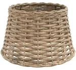 vidaXL Lampenschirm Braun &Oslash;38x23 cm Korbweide