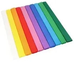 Papstar 100 Krepp-Papier 2,5 m x 50 cm farbig sortiert wasserfest