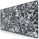 Titanwolf XXL Speed Gaming Mauspad Titanwolf Schwarz 900 x 400mm, XXL Mousepad,