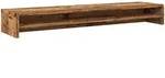 vidaXL Monitorst&auml;nder Altholz-Optik 100x24x13 cm Holzwerkstoff