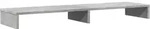 vidaXL Monitorst&auml;nder Betongrau 100x27x10 cm Holzwerkstoff