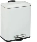 Relaxdays M&uuml;lleimer Bad, 5 l, Kosmetikeimer mit Soft-Close, in matter Optik,