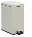 Relaxdays M&uuml;lleimer, 10 Liter, 16 cm schmal, Softclose, Fu&szlig;pedal, Inneneimer,