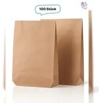 Blanc HYGIENIC Recyclingpapier M&uuml;llbeutel, 110-120 Liter, 100 Stk, Papier