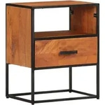 vidaXL Nachttisch 40x30x50 cm Massivholz Akazie