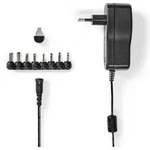 Nedis Universal-Netzteil - 18 W - 3 - 12 V DC - 1.10 m - 1.5 A - 8 plug(s) - Schwarz