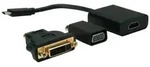 VALUE Display Adapter USB Typ C - VGA + HDMI + DVI