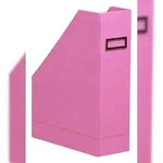 Rhodiarama Stehsammler aus Kunstleder, 10x25x31cm - Flieder 318931C