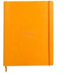 Rhodiarama flexibles Notizbuch A4+, 80 Blatt liniert mit Kopfleiste, Papier...