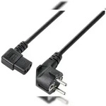 Sygonix SY-5243886 Kaltger&auml;te Anschlusskabel Schwarz 7.50 m