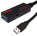 ROLINE USB 3.2 Gen 1 Aktives Repeater Kabel, schwarz, 20 m