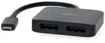 Nedis USB-C Adapter - USB 3.2 Gen 1 - USB-C Stecker - 2x Displayport Female -...