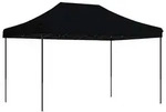 vidaXL Partyzelt Faltbar Pop-Up Schwarz 410x279x315 cm