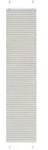 vidaXL Plissee Hellgrau 50x200 cm Stoffbreite 49,4 cm Polyester