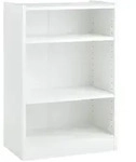 COSTWAY B&uuml;cherregal 3 Ebenen Stehende Regale Regal mit verstellbaren Regalen...
