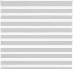 vidaXL Doppelrollo Hellgrau 155x150 cm Stoffbreite 150,9 cm Polyester