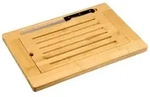 KESPER Brot Schneidebrett inkl. Messer, Material: Bambus /Edelstahl.