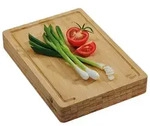 CHEF CUISINE Schneidebrett XXL, Bambusholz, Stabverleimt, 1 cm starke...