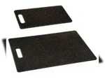 FIVE Kit 2 Schneidebretter aus Polypropylen, Farbe schwarz