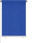 vidaXL Au&szlig;enrollo 105 (B) x 140 (H) cm Blau HDPE