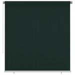 vidaXL Au&szlig;enrollo 225 (B) x 230 (H) cm Dunkelgr&uuml;n HDPE