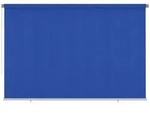 vidaXL Au&szlig;enrollo 355 (B) x 230 (H) cm Blau HDPE