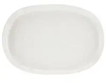 CreaTable Uno Offwhite Servierplatte 1-tlg Steinzeug