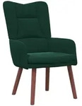 vidaXL Sessel Dunkelgr&uuml;n 63 x 67 x 94 cm Samt
