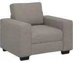 vidaXL Sessel Taupe 100x77x82 cm Stoff
