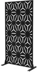 ML-Design Metall-Sichtschutz Torino 90x180 cm, aus Stahl, Raumteiler mit 3...