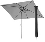 SVITA Sonnenschirm Set 3x2m Balkonschirm rechteckig mit Sonnenschutz Matt