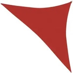 vidaXL Sonnensegel 160 g/m2 Rot 2,5x2,5x3,5 m HDPE