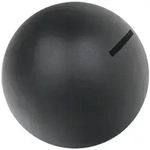 HMF Spardose Kugel mit Schl&uuml;ssel, Sparb&uuml;chse, Durchmesser 10 cm, schwarz