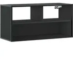 vidaXL TV-Schrank Schwarz 80x31x39,5 cm Holzwerkstoff und Metall