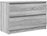 vidaXL TV-Schrank Grau Sonoma 80x35x54 cm Holzwerkstoff