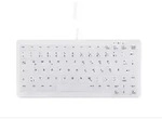 CHERRY AK-C4110 Desinfizierbare Hygienetastatur im Notebook-Design wei&szlig;