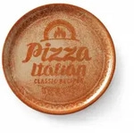 Hendi Pizzateller Recipe Collection Rot, Porzellan, Rot, ⌀ 31 cm