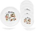 Van Well | 6er Set Pizzateller "K&uuml;chenchef", 30,0 cm, Farbiges Porzellan
