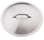 PENTOLE AGNELLI runder Deckel Aluminium 32 cm silber