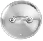 Hendi Deckel f&uuml;r Kocht&ouml;pfe Kitchen Line aus Edelstahl &Oslash;280mm
