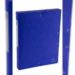Exacompta 50812E 10x Archivboxen Scotten, R&uuml;cken 40mm mit Etikett, aus