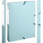 Exacompta 59140E 8x Archivbox A4, R&uuml;ckenbreite 40mm, Recycling-PP, BeeBlue -...