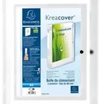Exacompta 59988E 5x Archivbox mit Druckknopf aus PP 700&mu;, R&uuml;cken 40mm,...